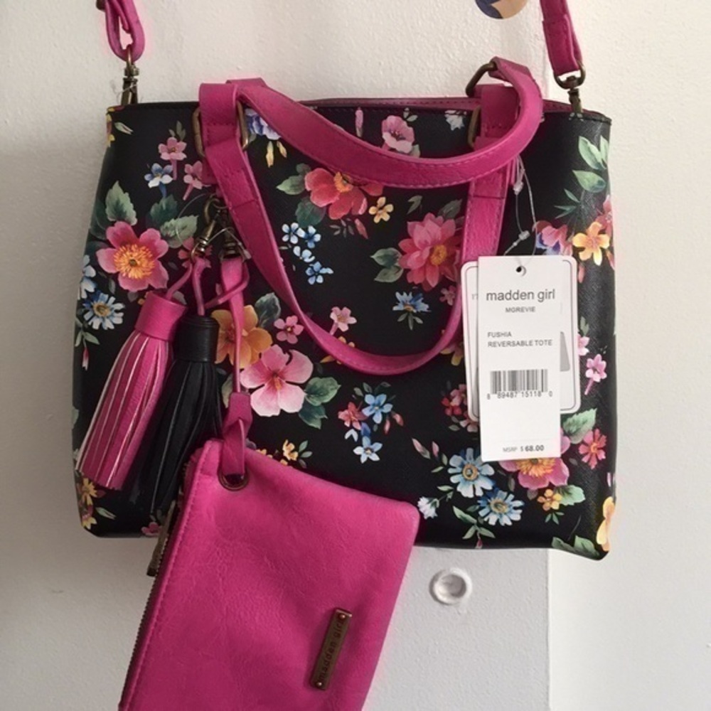 NWT MADDEN GIRL Floral Print crossbody B13